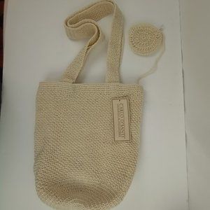 Carlo D' Santi Melbourne Crochet Crossbody Shoulder Bag